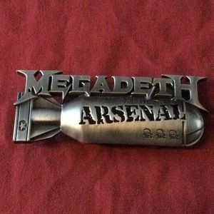 Megadeth Arsenal Belt Buckle